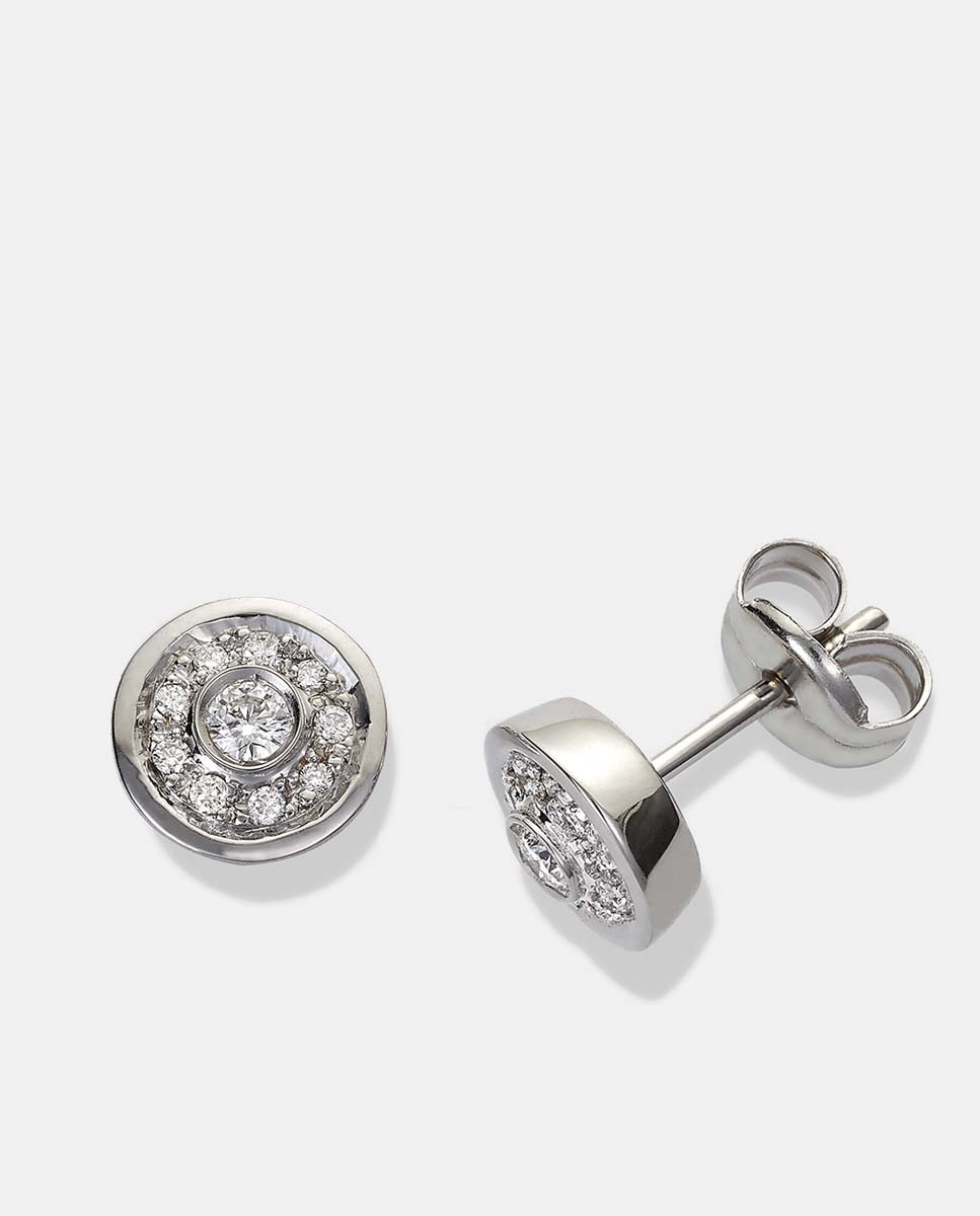 Imagem 0 de Brincos de ouro e diamante Luzz