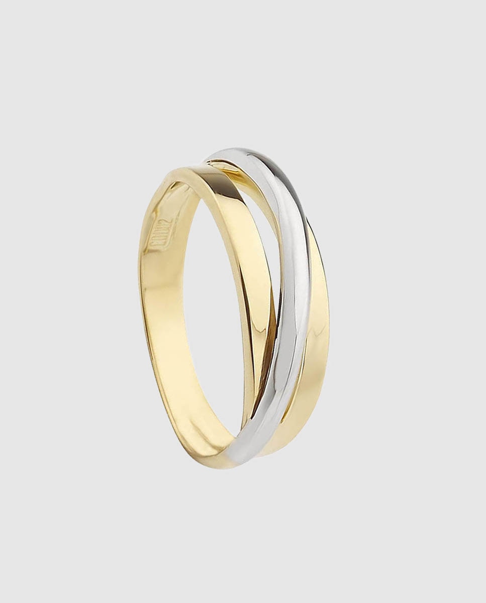Imagen 0 de Anillo El Corte Inglés de oro bicolor Multicolor