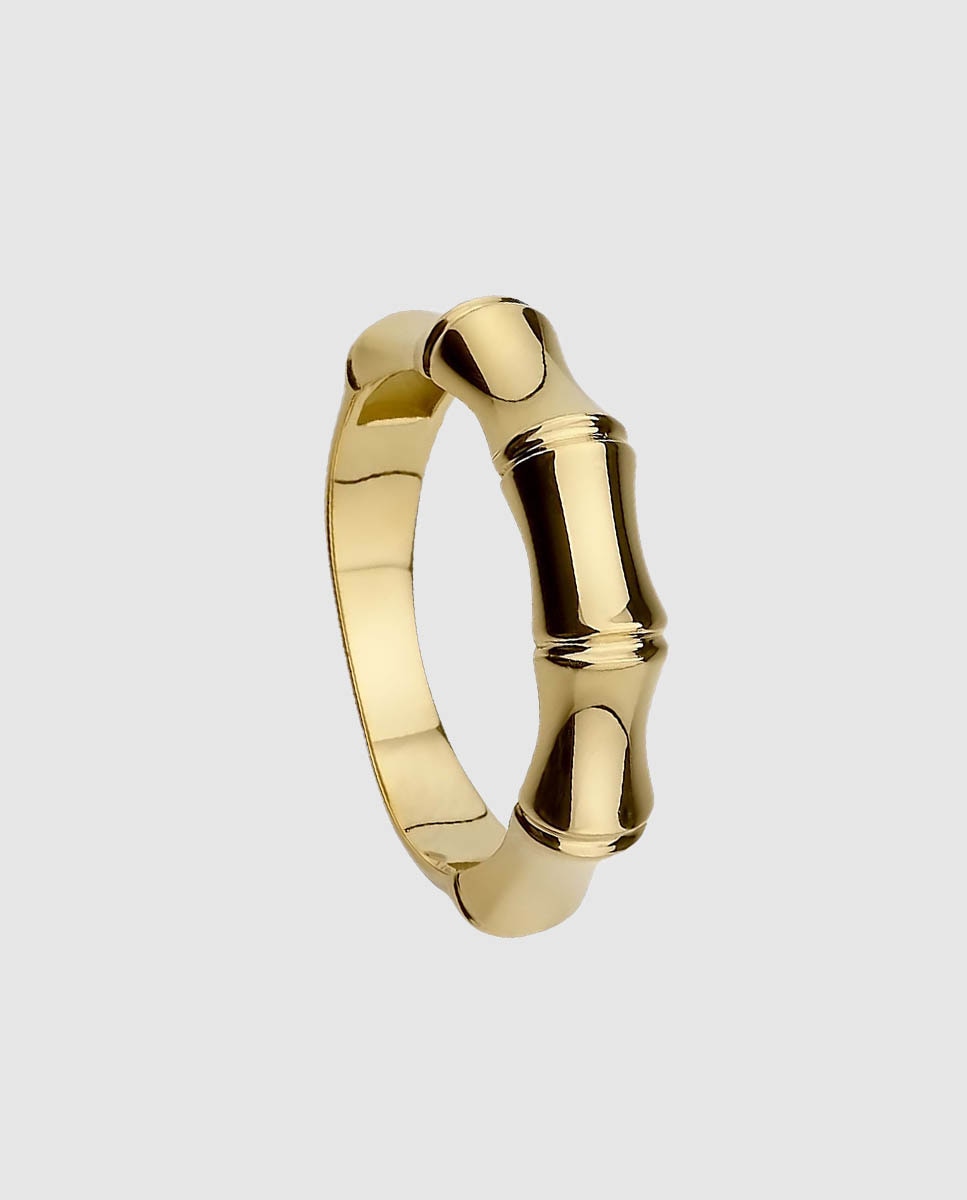 Anillo El Corte Inglés bambú de - Oro Oro-1