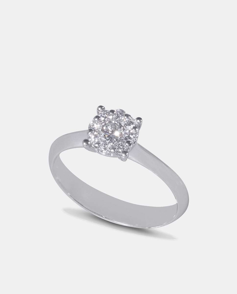 El Corte Inglés - Anillo de oro y diamantes.