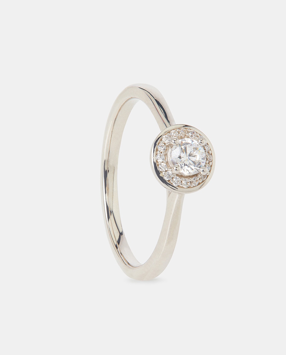 Anillo de oro y diamantes - El Corte Inglés - Blanco Blanco-1