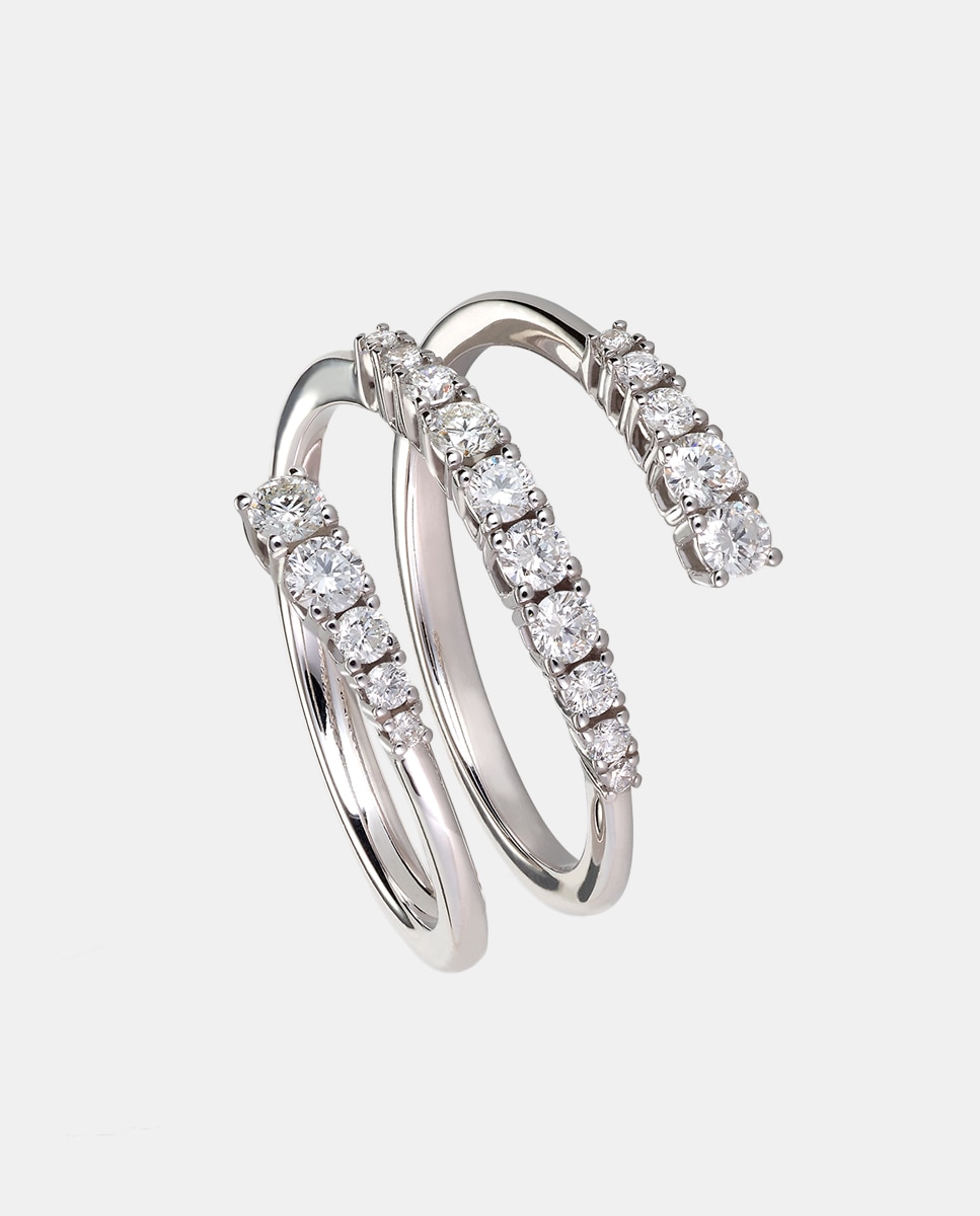 Anillo de oro y diamantes - El Corte Inglés - Blanco Blanco-1