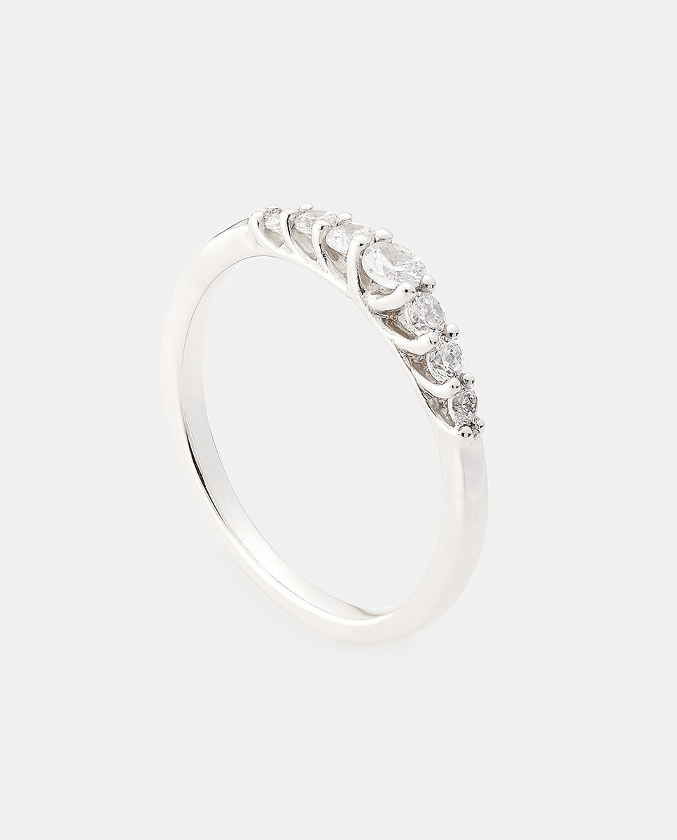 Anillo de oro y diamantes - El Corte Inglés - Blanco Blanco-1