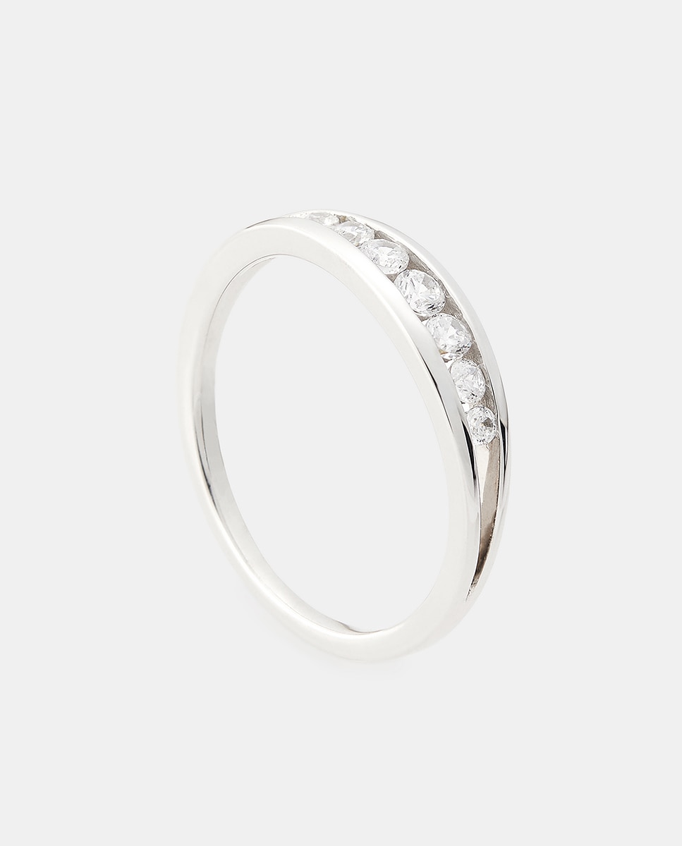 Anillo de oro y diamantes - El Corte Inglés - Blanco Blanco-1