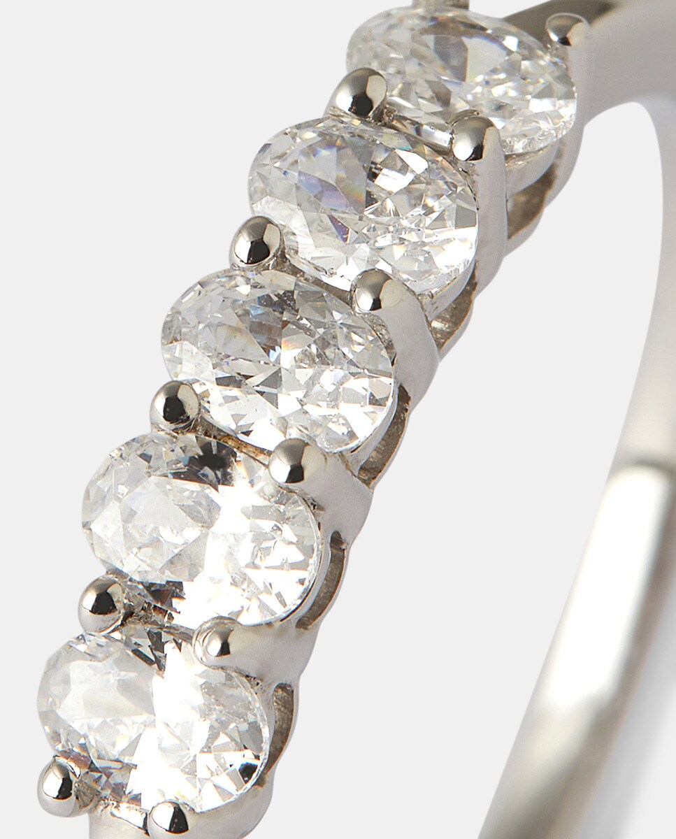 Anillo de oro y diamantes - El Corte Inglés - Blanco Blanco-2