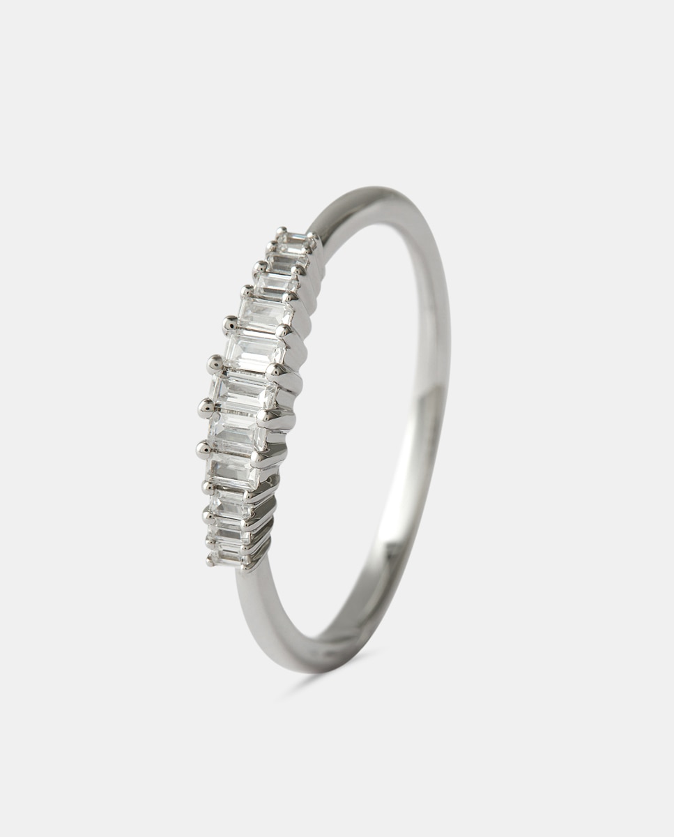 Anillo de oro y diamantes - El Corte Inglés - Blanco Blanco-1