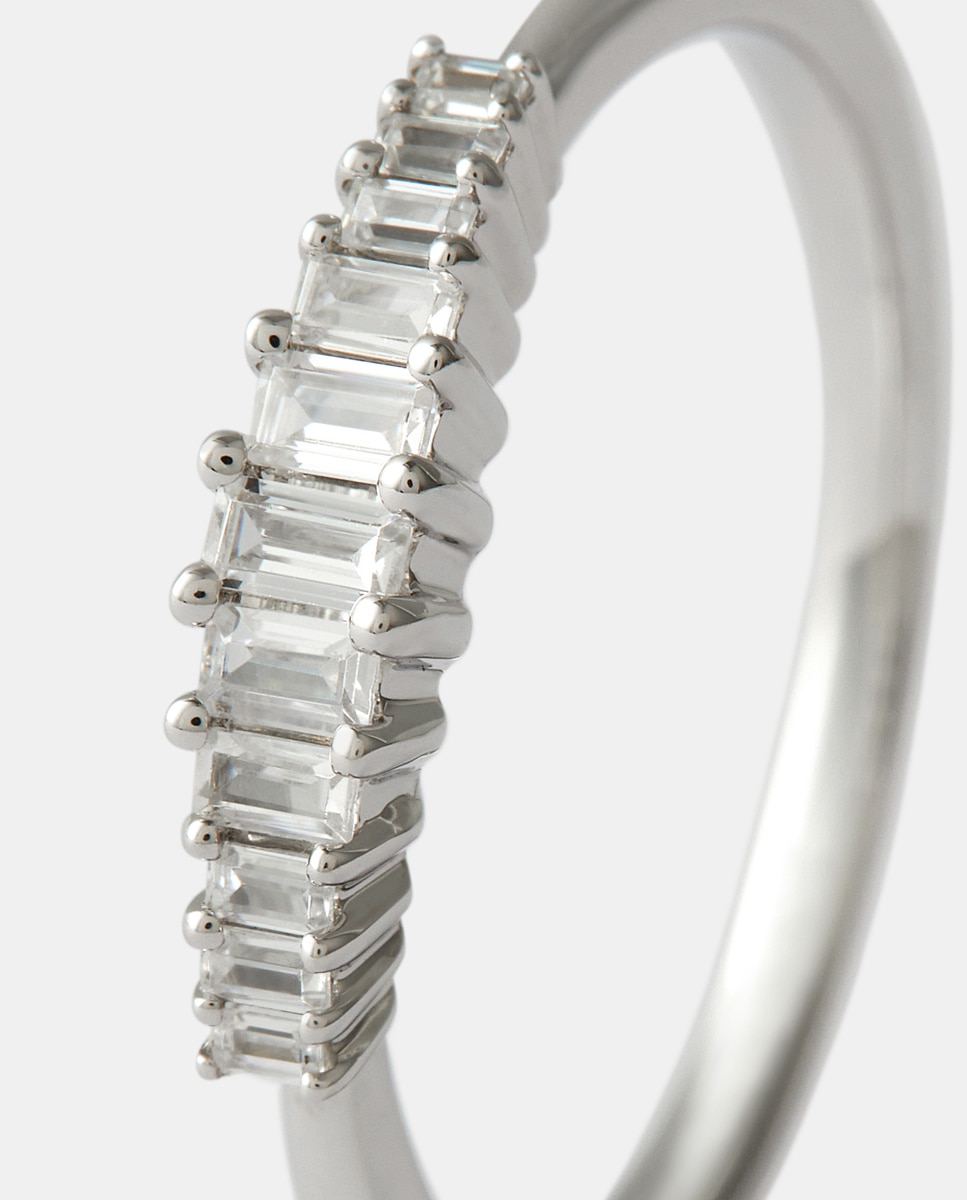 Anillo de oro y diamantes - El Corte Inglés - Blanco Blanco-2