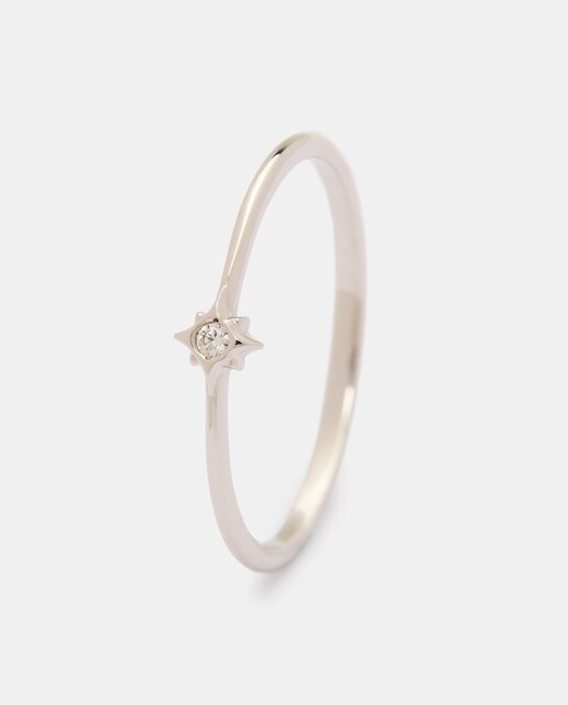 Imagen 0 de Anillo de oro y diamantes