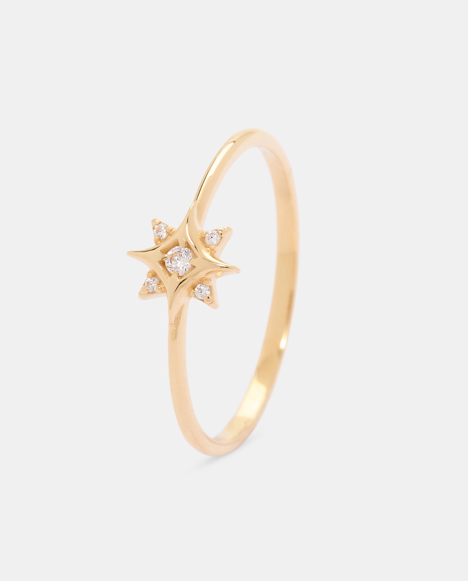 Anillo de oro y diamantes - El Corte Inglés - Oro Oro-1