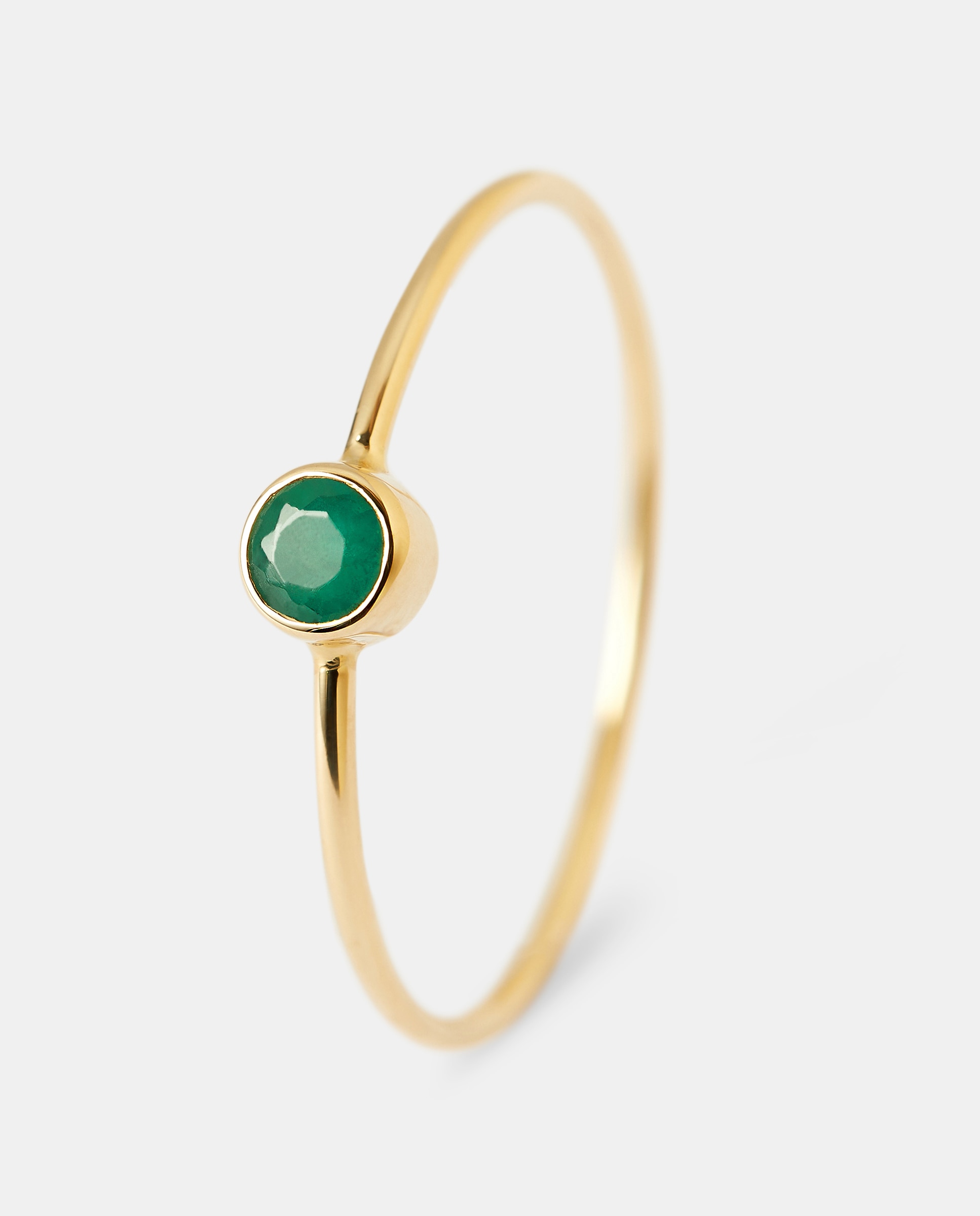 El Corte Inglés - Anillo de oro y esmeralda.
