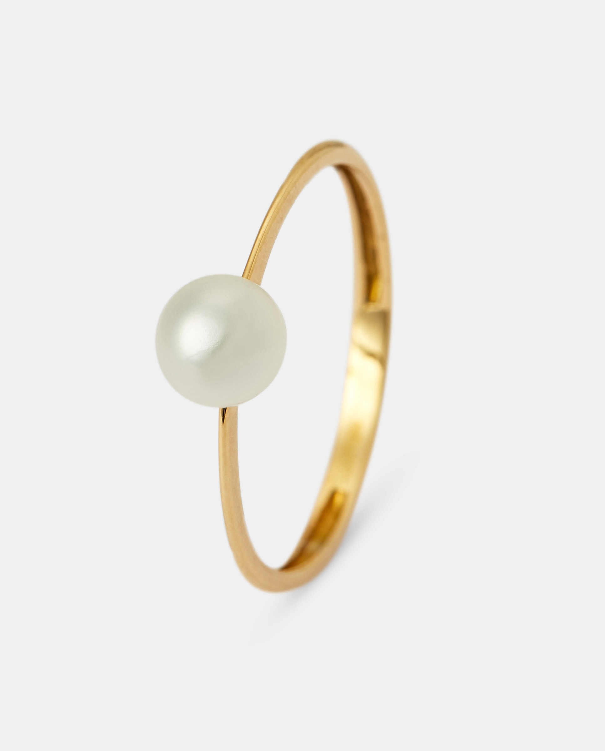 Imagen 0 de Anillo de oro y perla