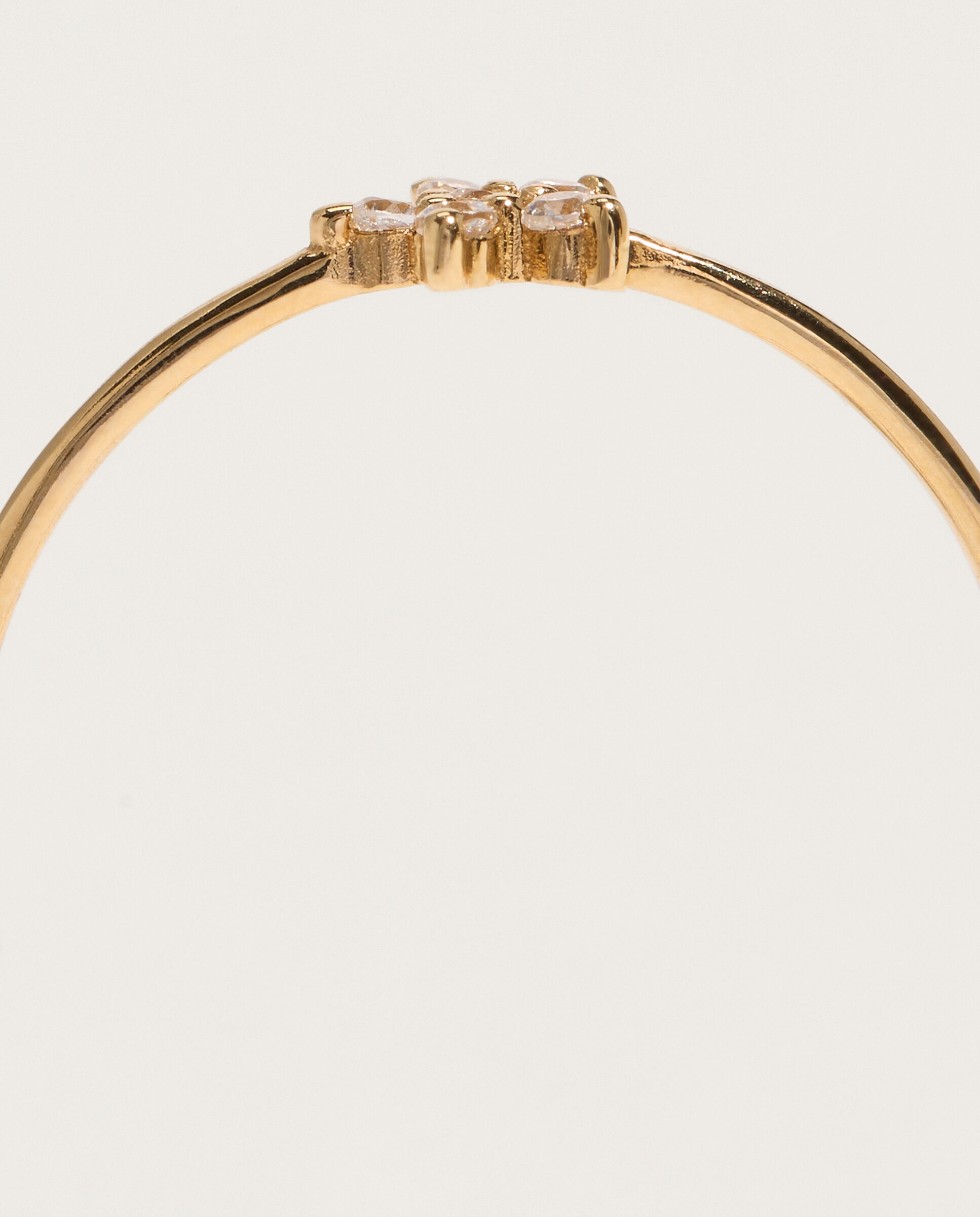Anillo de oro y circonita - El Corte Inglés - Blanco Blanco-4