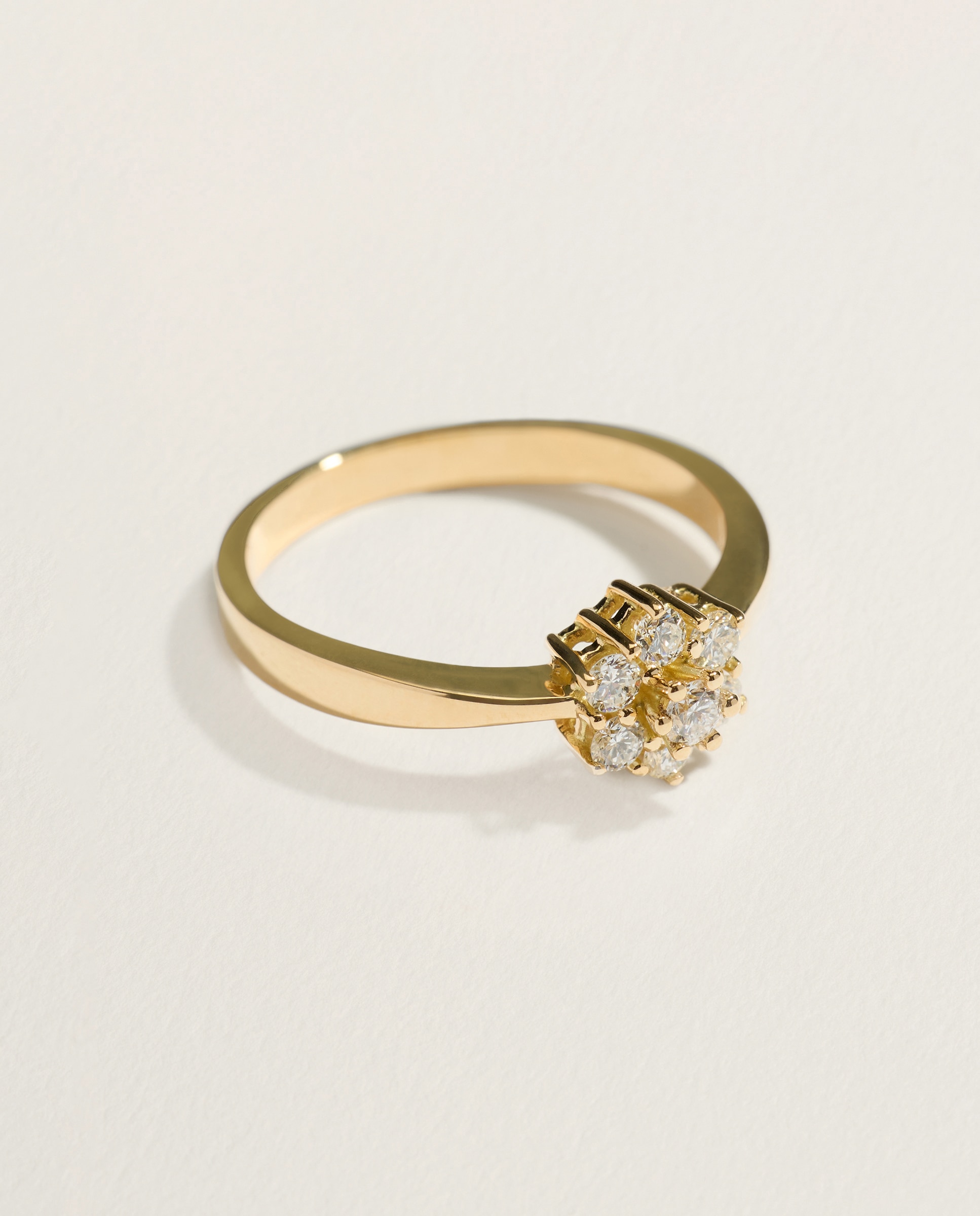 Anillo de oro y diamantes - El Corte Inglés - Blanco Blanco-2