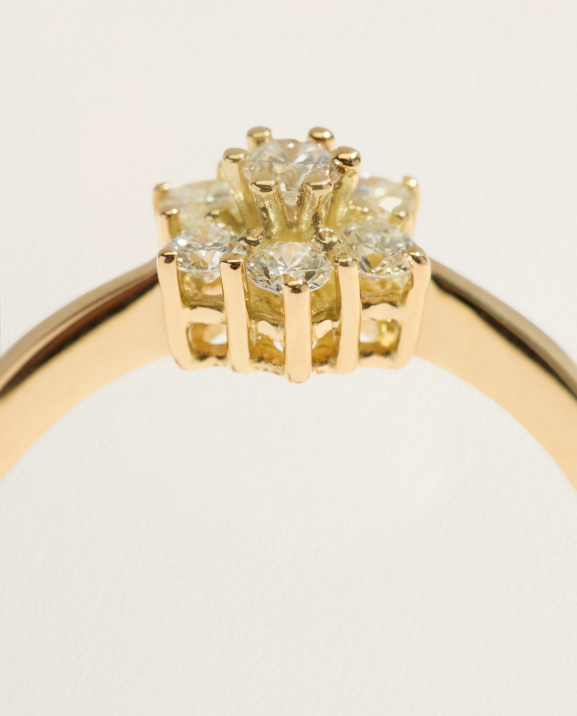 Anillo de oro y diamantes - El Corte Inglés - Blanco Blanco-4