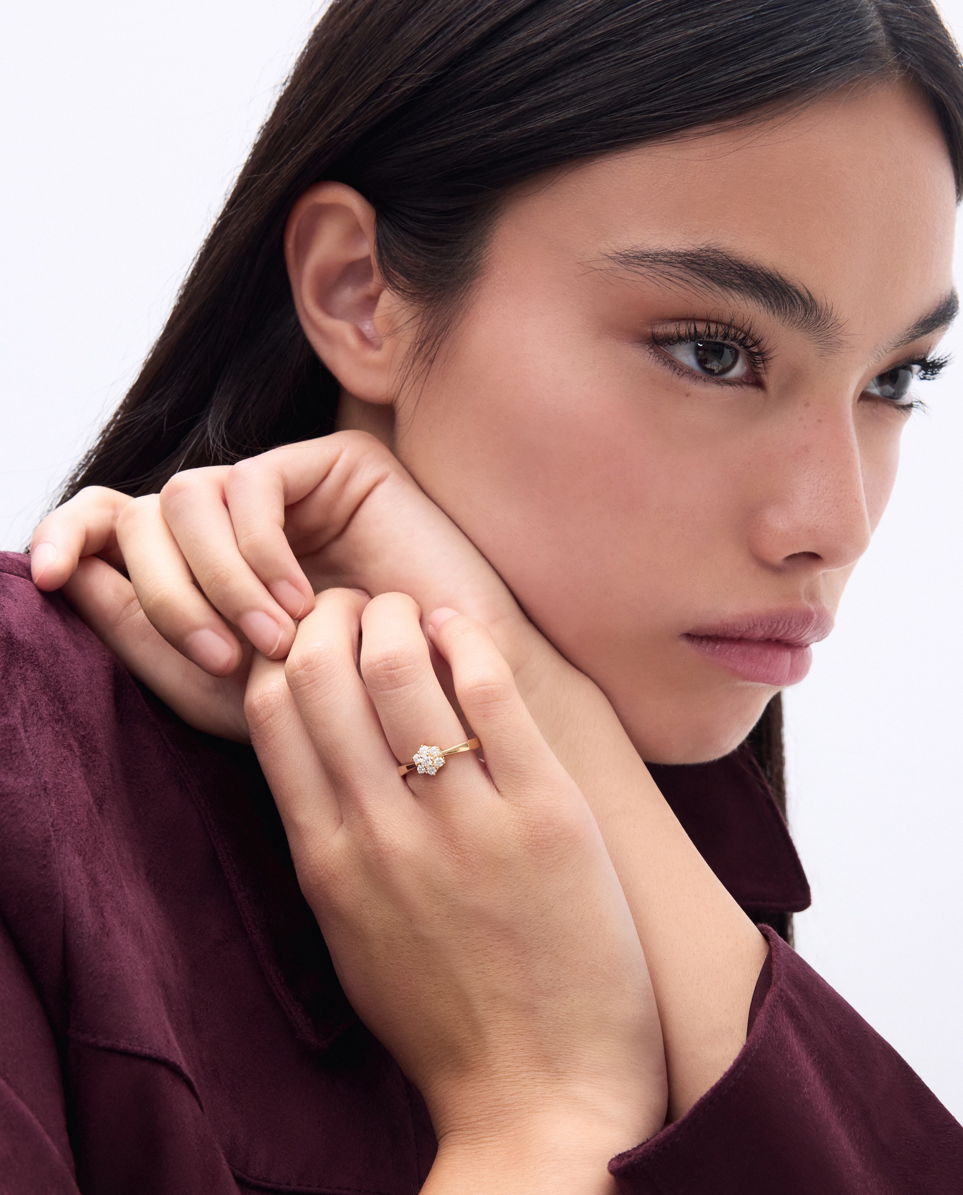 Anillo de oro y diamantes - El Corte Inglés - Blanco Blanco-5
