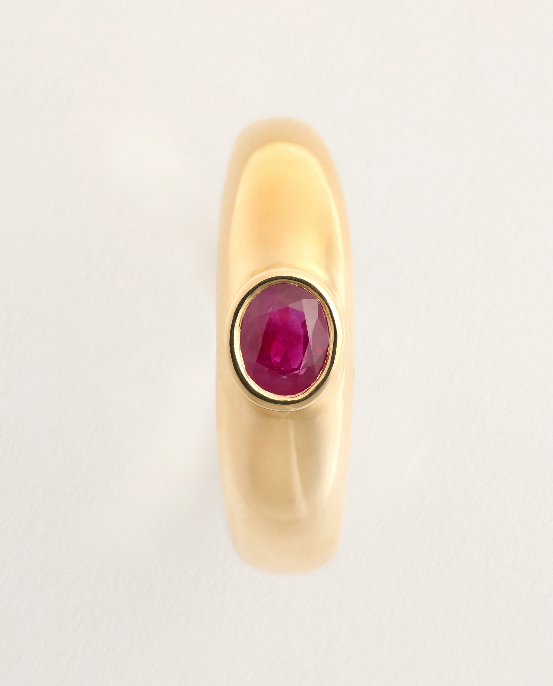 Anillo de oro amarillo de 18k con rubí en talla oval de 0.40ct. - El Corte Inglés - 300 Amarillo 300 Amarillo-3
