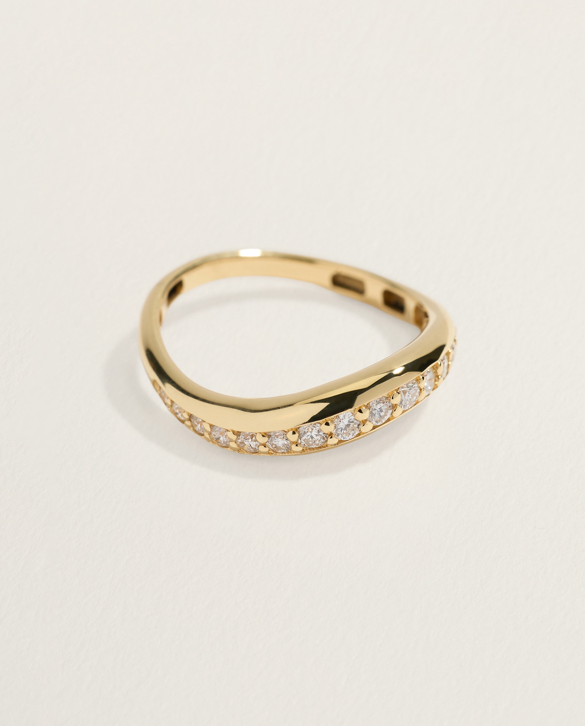 Anillo de oro amarillo de 18K con diamantes en talla brillante con un peso total de 0,38ct - El Corte Inglés - 300 Amarillo 300 Amarillo-2