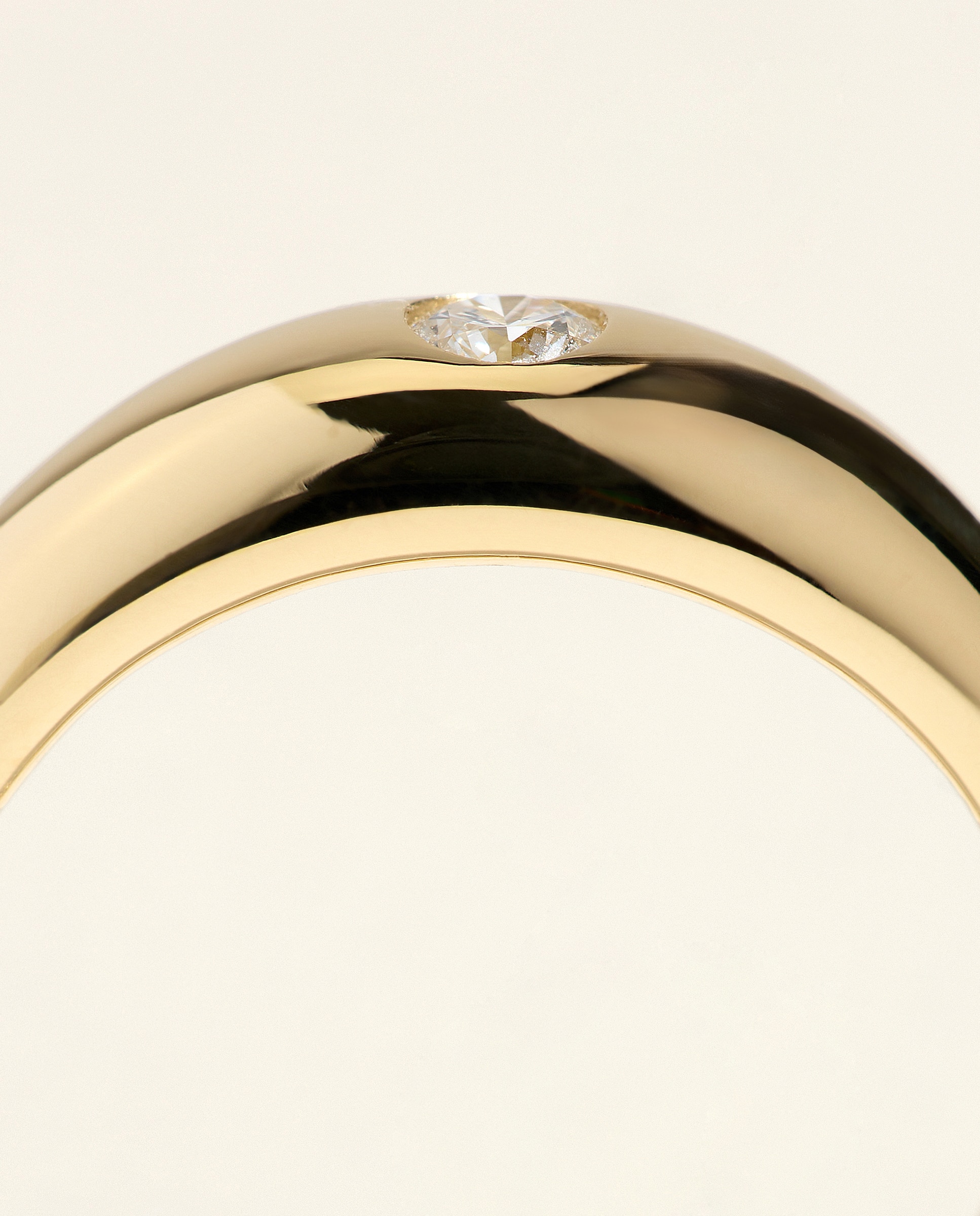 Anillo de oro amarillo de 18K con diamante central de 0,12 ct en talla brillante - El Corte Inglés - 300 Amarillo 300 Amarillo-4