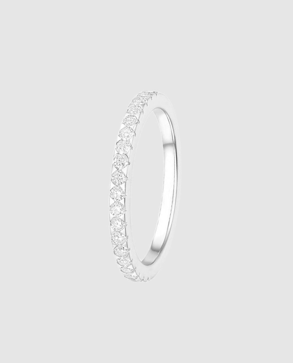 Anillo Diamonds El Corte Inglés de oro y diamantes - Blanco Blanco-1