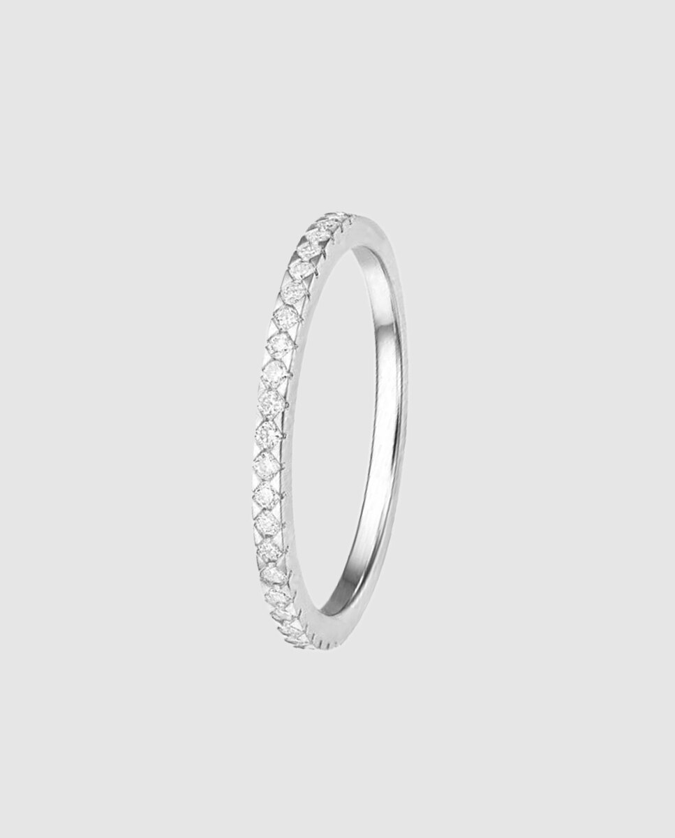 Anillo Diamonds El Corte Inglés de oro y diamantes - Blanco Blanco-1