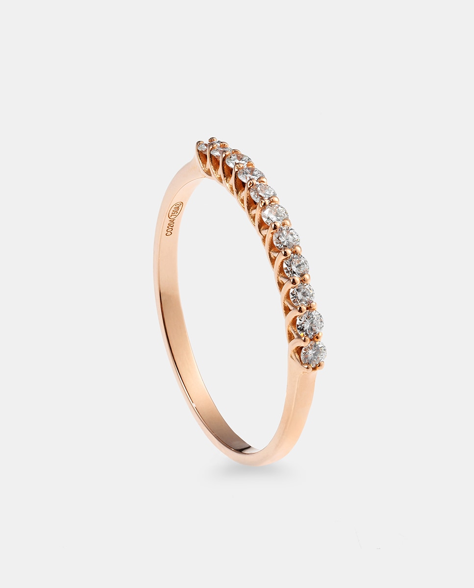 Imagen 0 de Anillo El Corte Inglés de oro y diamantes Blanco