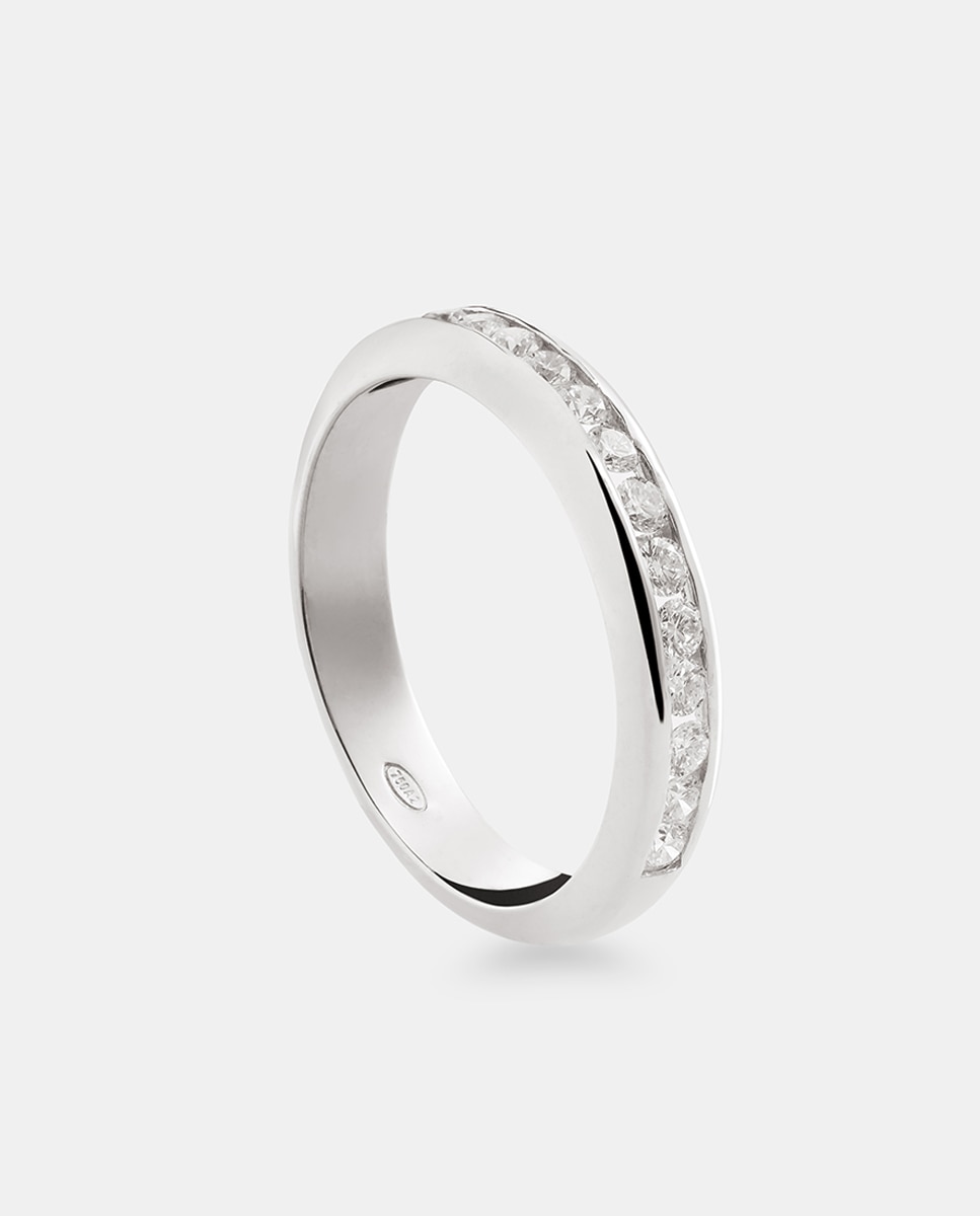 Imagen 0 de Anillo El Corte Inglés de oro y diamantes Blanco