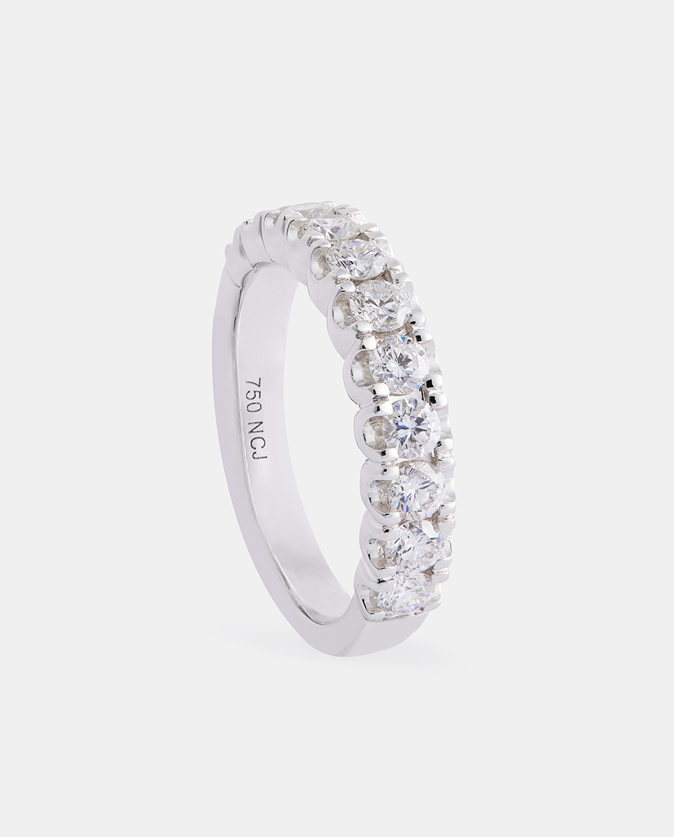 Alianza de oro y diamante - El Corte Inglés - Blanco Blanco-1