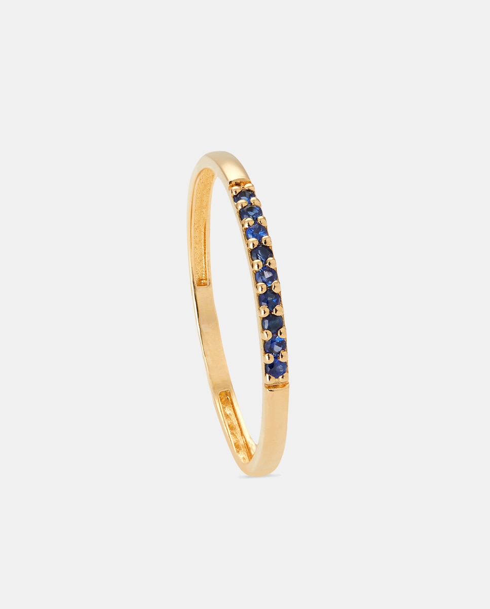 El Corte Inglés - Anillo de oro y zafiro.
