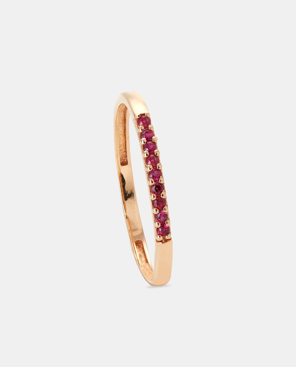 El Corte Inglés - Anillo de oro y rubí.