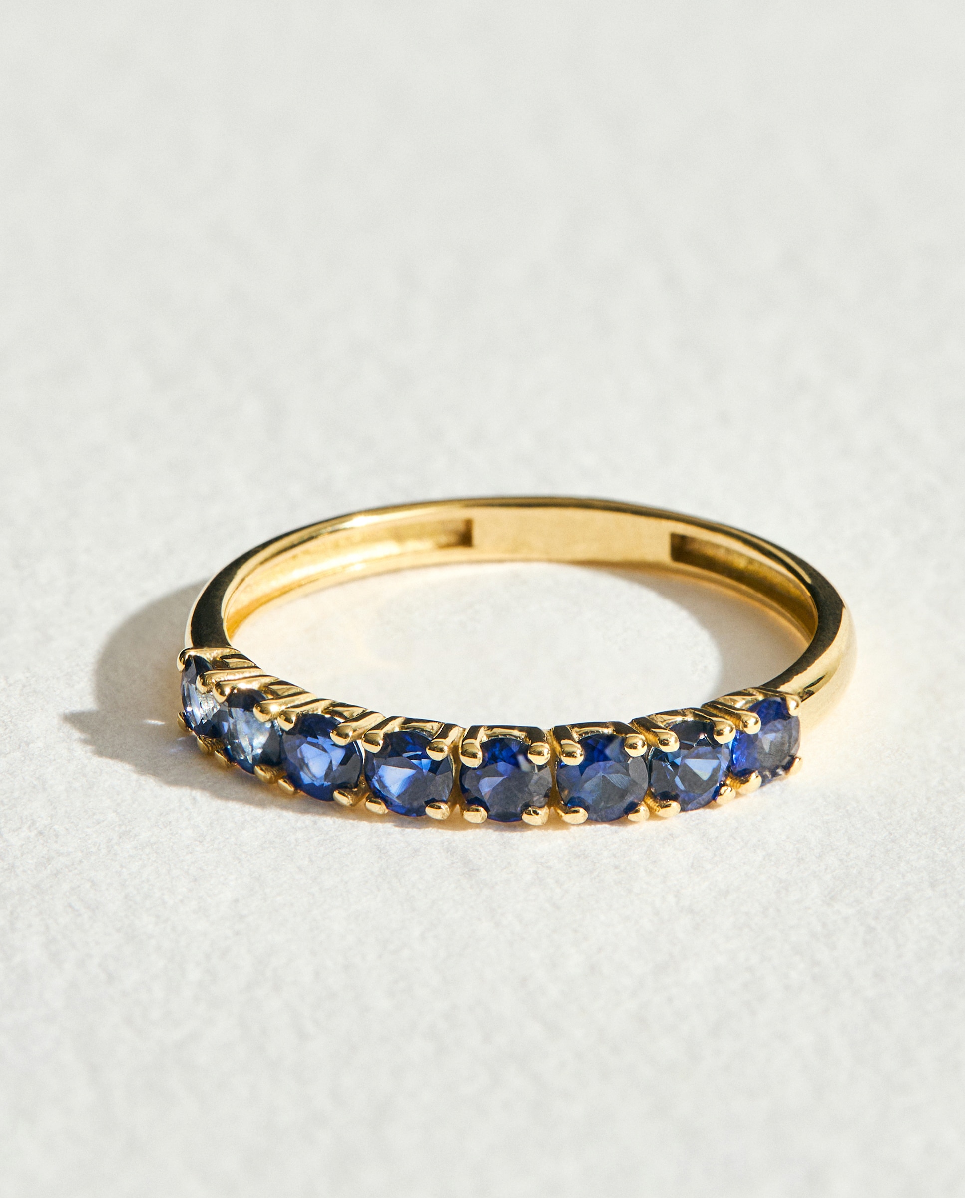 Imagen 2 de Anillo de oto y zafiro - El Corte Inglés - Azul Azul
