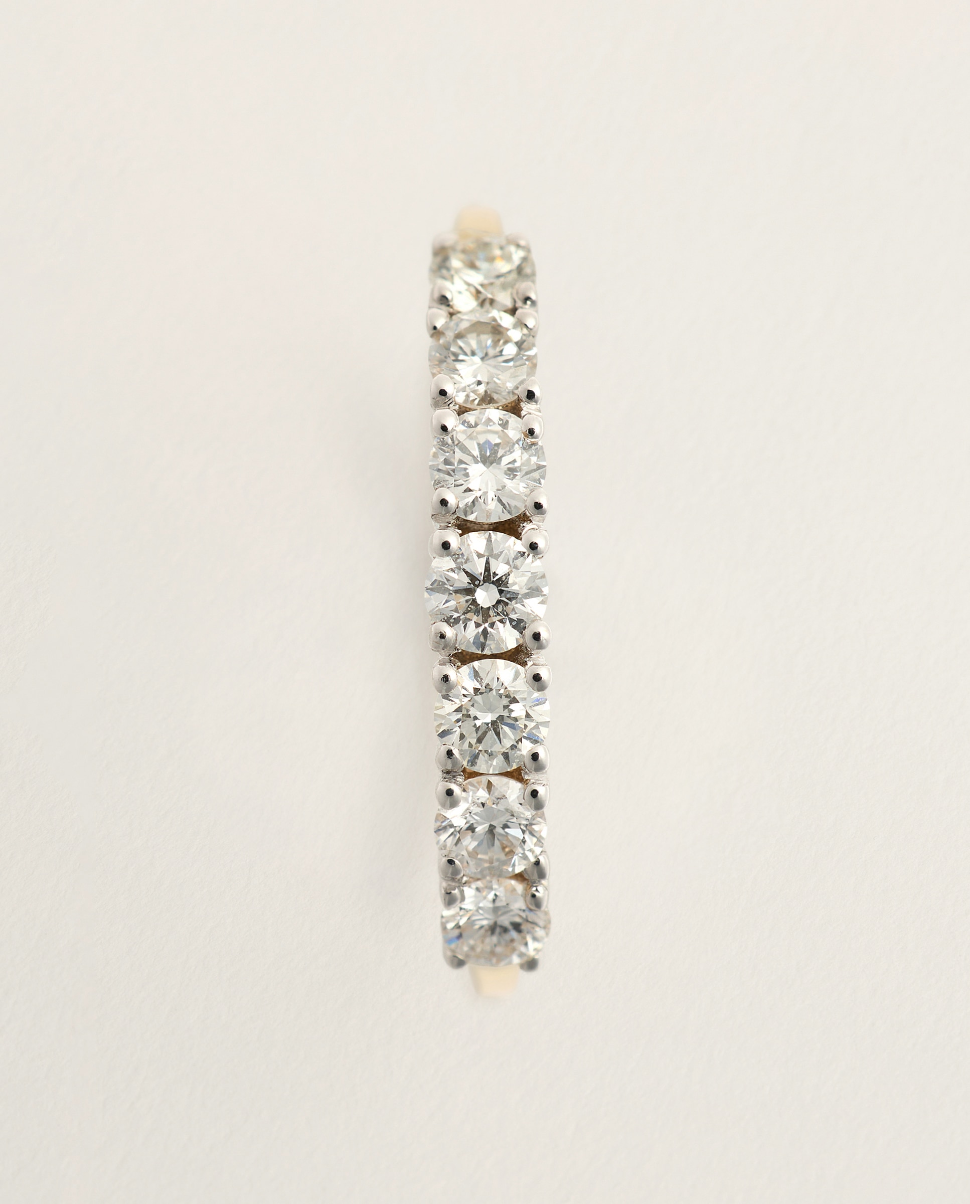 Alianza bicolor de 18k con diamantes en talla brillante con un peso total de 0,48ct - El Corte Inglés - Multicolor Multicolor-3