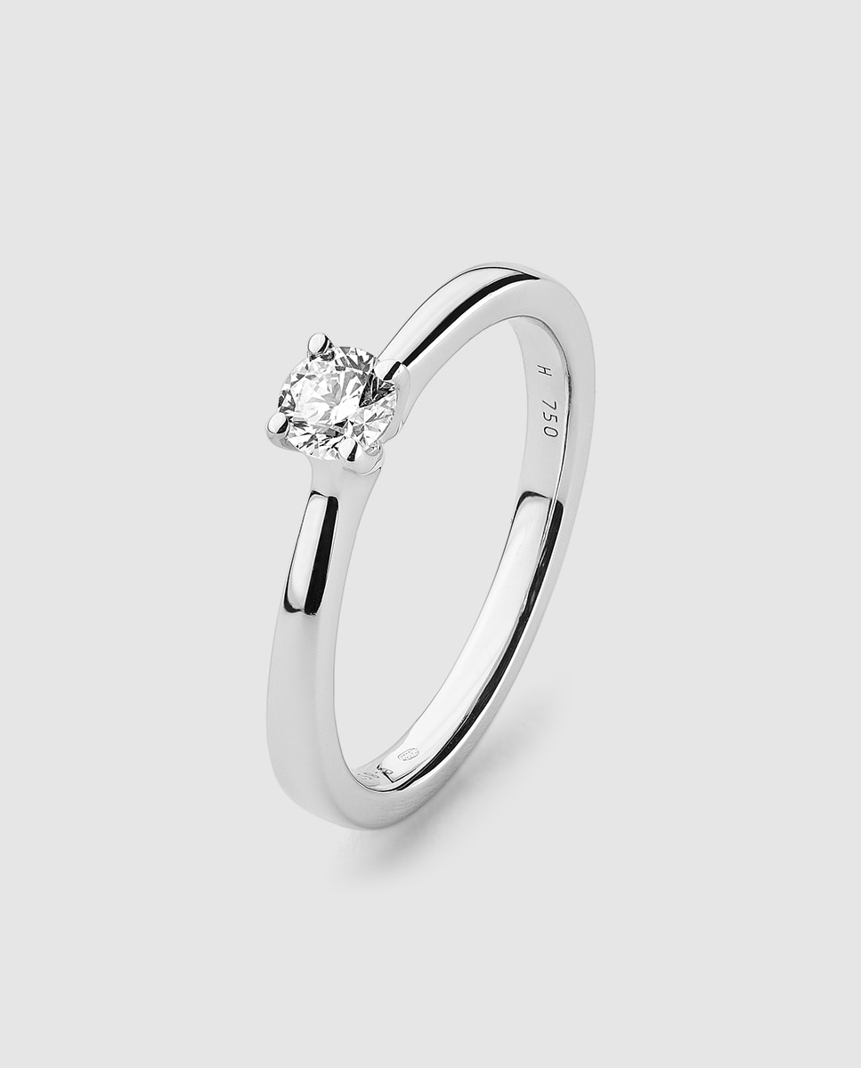 Anillo Diamonds El Corte Inglés de oro y diamantes - Blanco Blanco-1