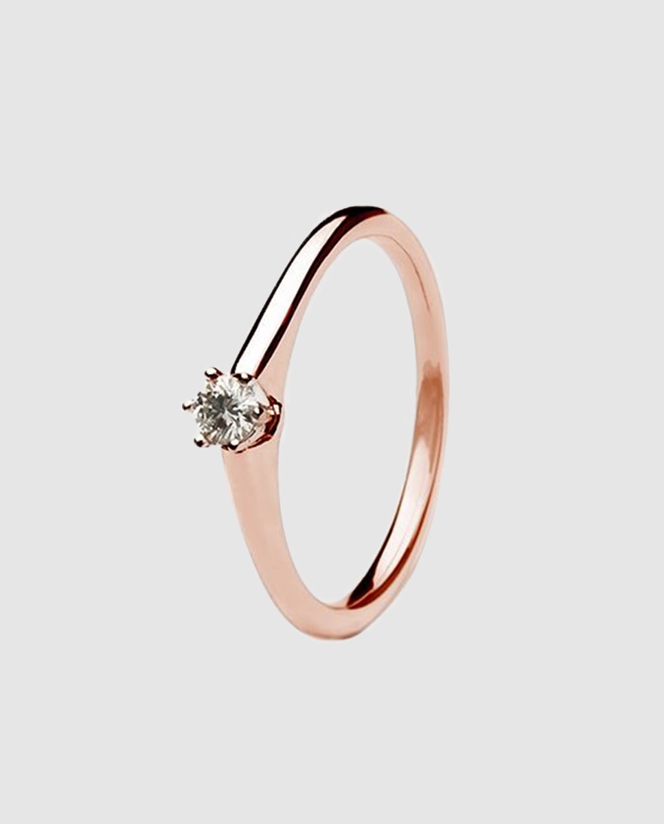 Anillo Diamonds by El Corte Inglés de oro y diamante - Blanco Blanco-1