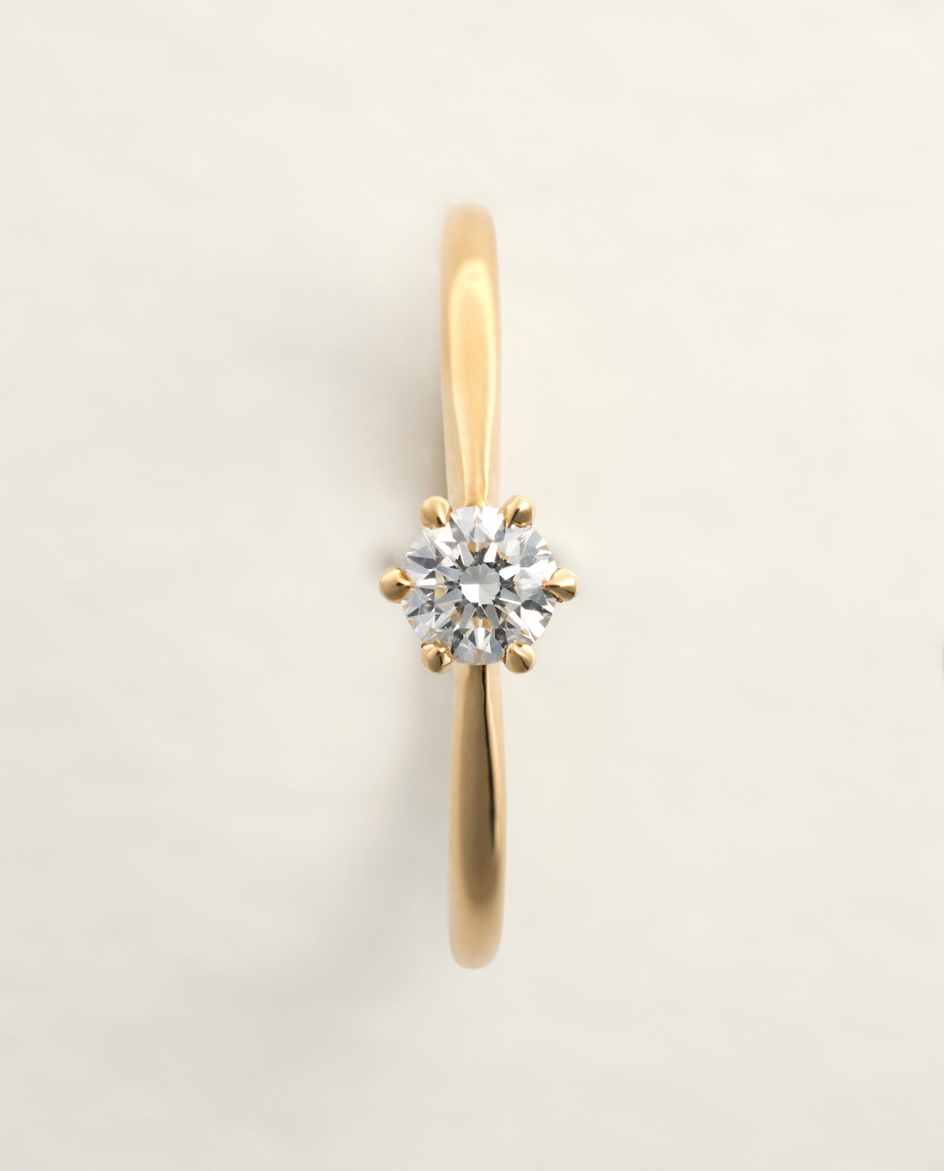 Anillo solitario de oro amarillo de 18k con diamante en talla brillante de 0,20ct - El Corte Inglés - 300 Amarillo 300 Amarillo-3