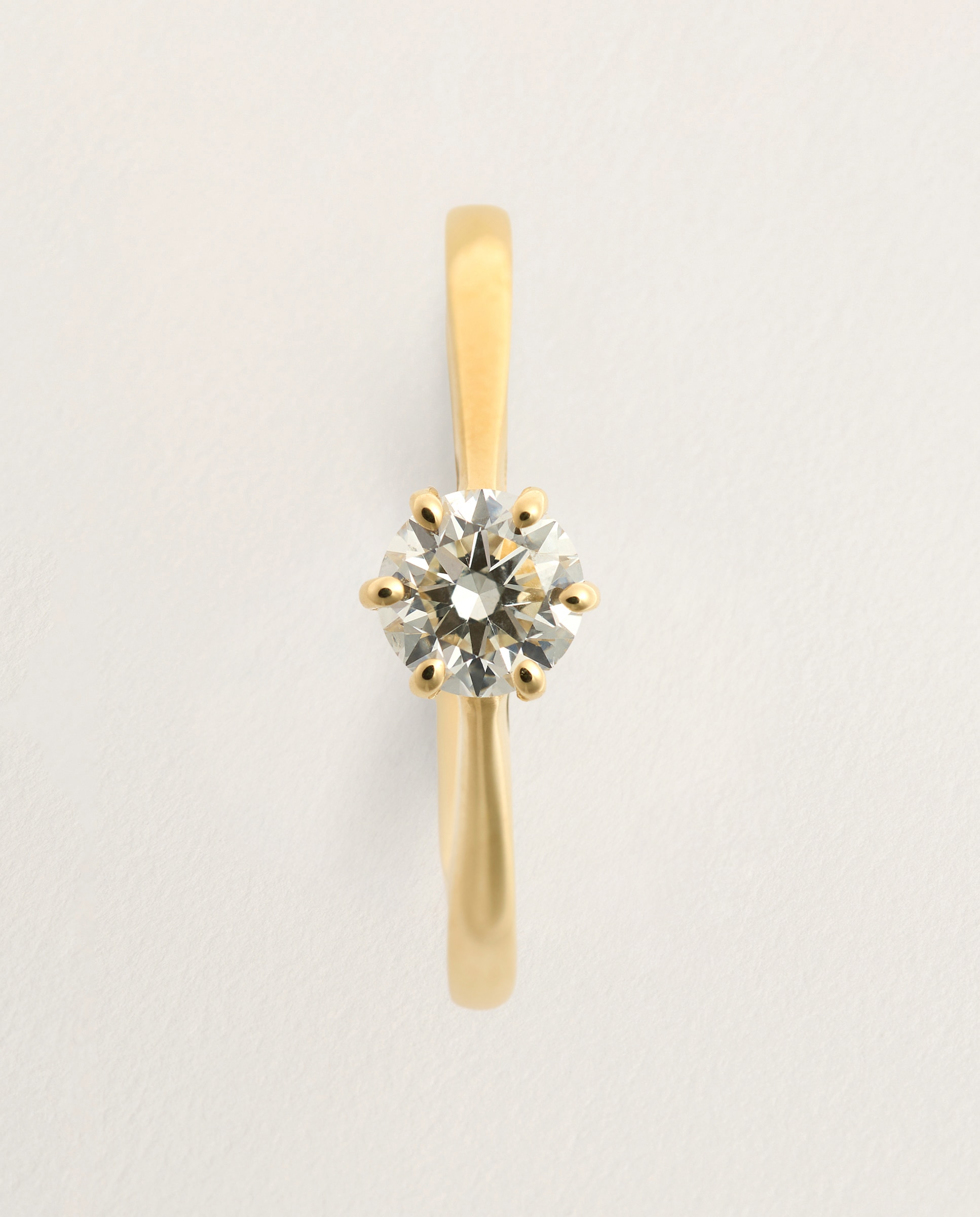 Anillo solitario de oro blanco de 18k con diamantes en talla brillante con un peso total de 0,40ct - El Corte Inglés - 300 Amarillo 300 Amarillo-3