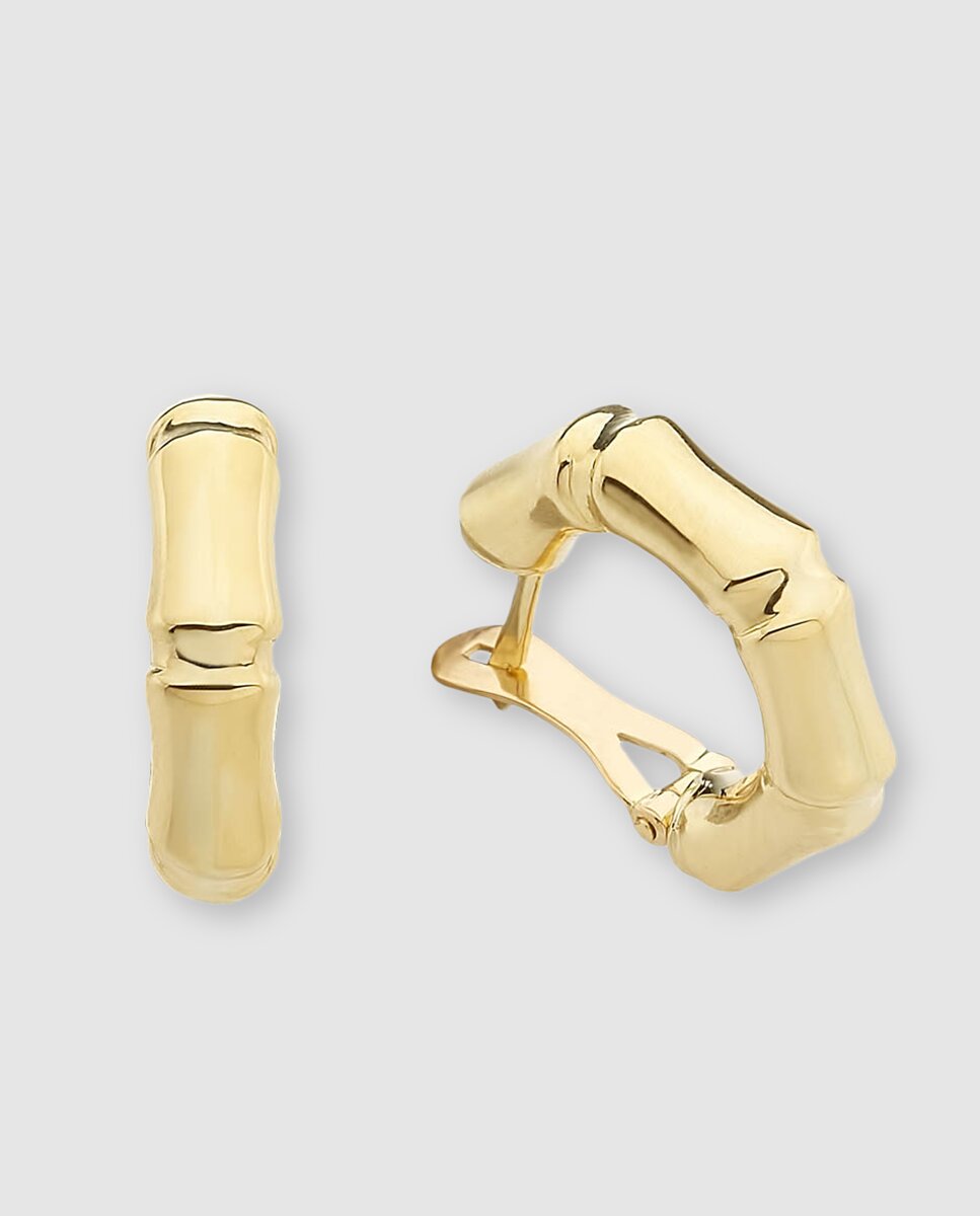 Pendientes El Corte Inglés Bambú de - Oro Oro-2