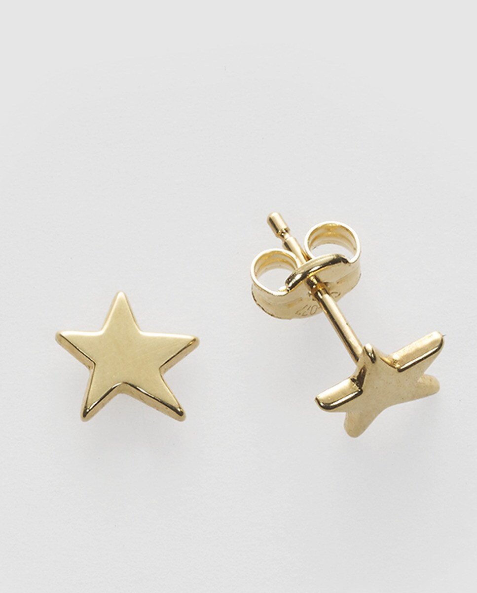 Imagen 0 de Pendientes El Corte Inglés Minimal Estrella de oro amarillo Oro