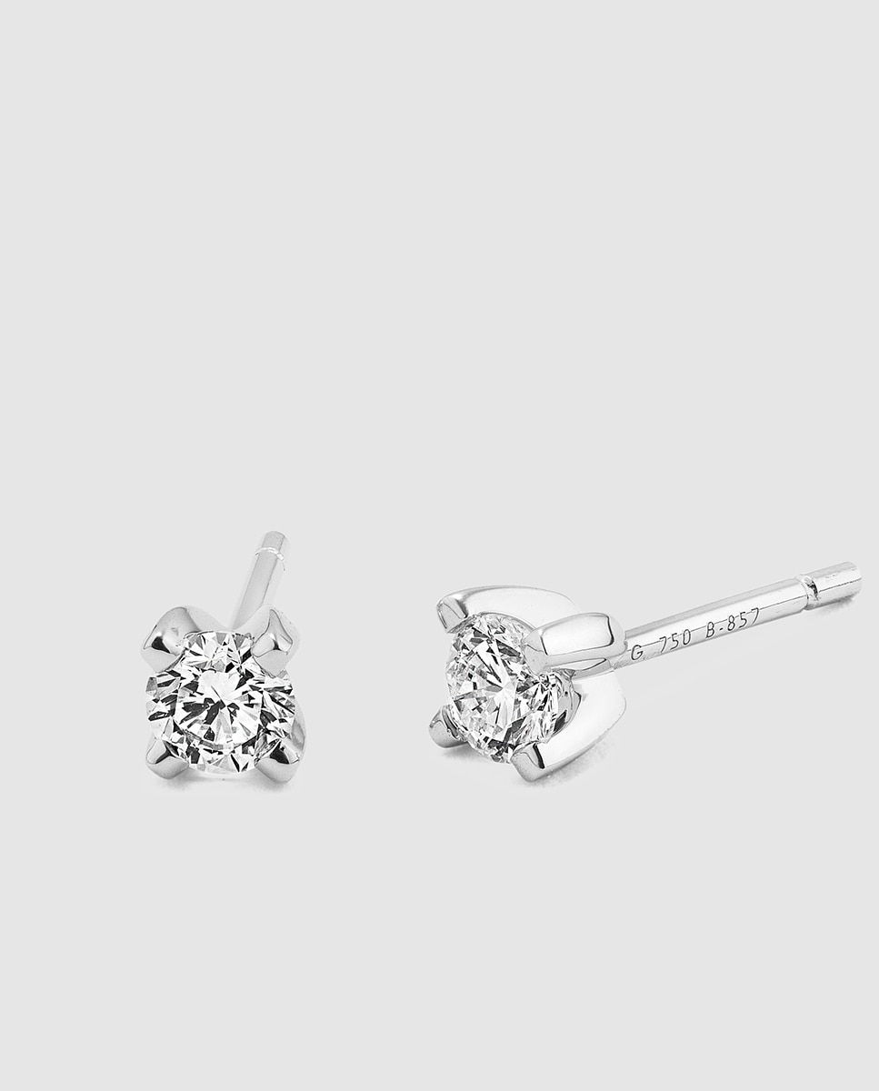 Brincos Diamonds de Ouro e Diamantes Branco-1