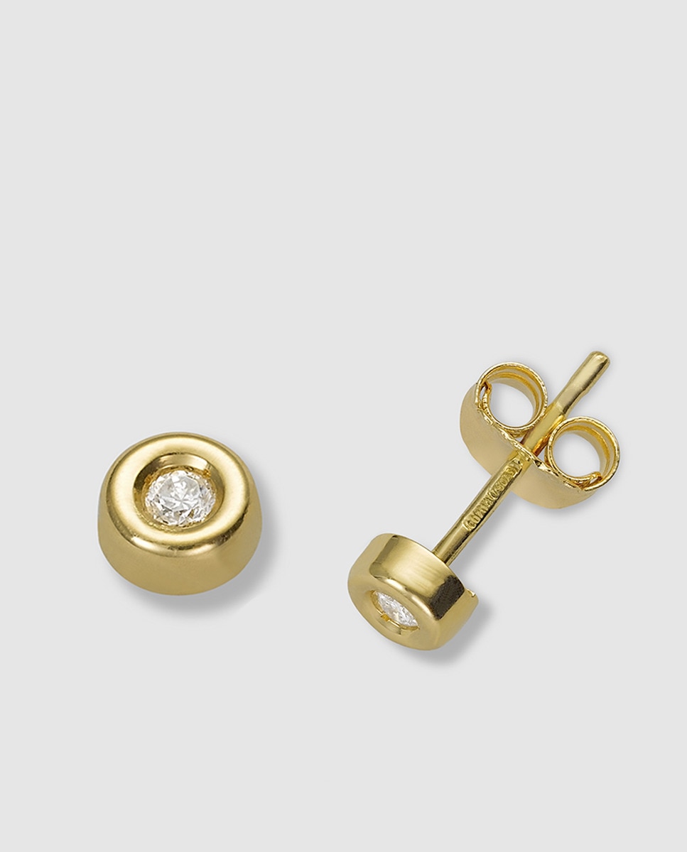 Pendientes en y diamante EL Corte Inglés - Oro Oro-1