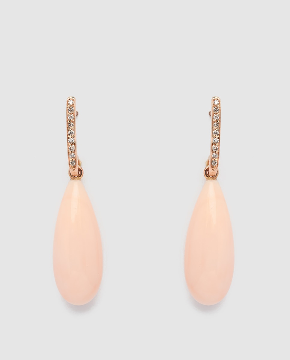 Imagen 1 de Pendientes El Corte Inglés My Wedding en oro con diamantes y pera de - Coral Coral