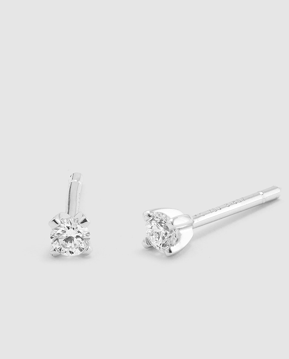 Brincos Diamonds de Ouro e Diamantes Branco-1