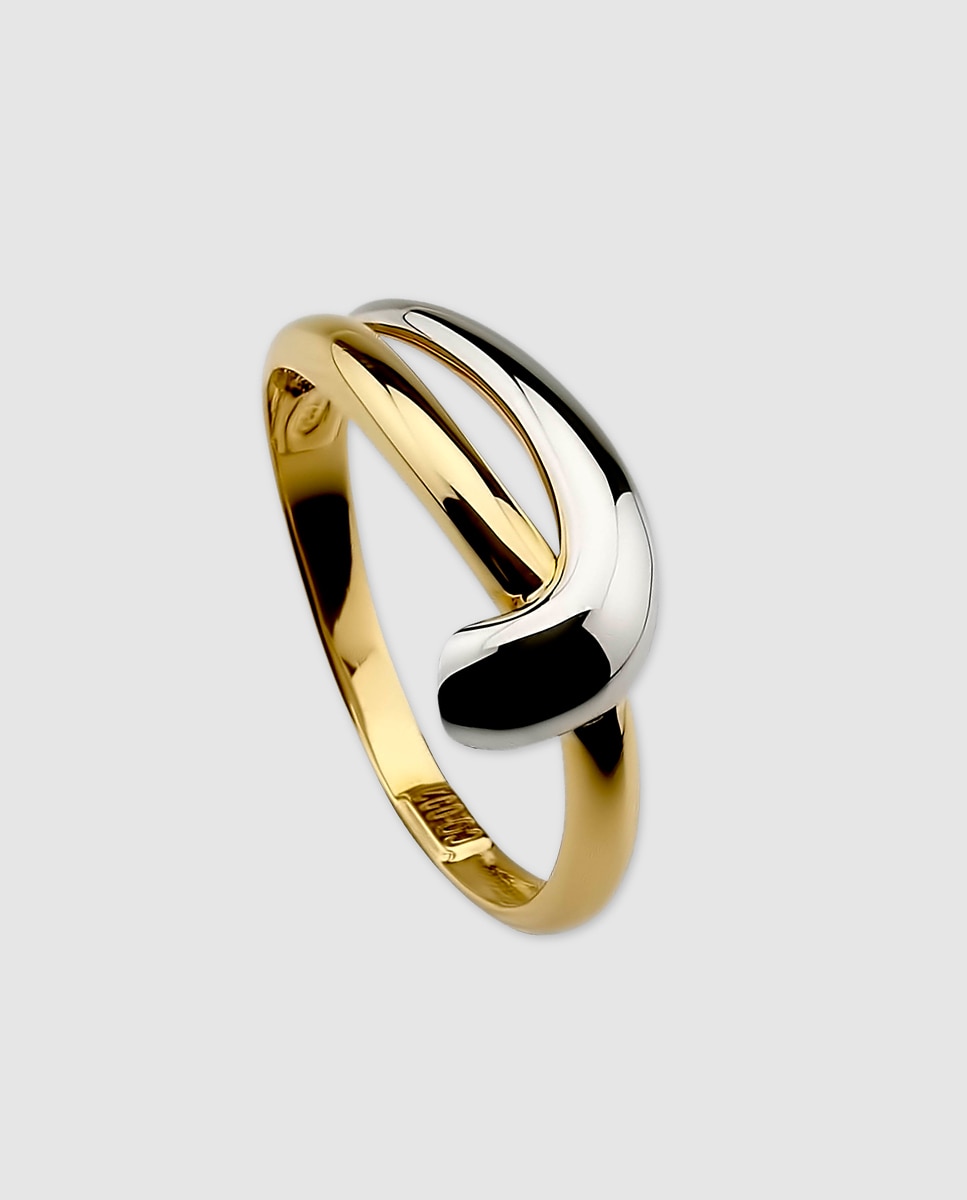 Anillo El Corte Inglés de oro bicolor Oro / Plata Oro / Plata-1