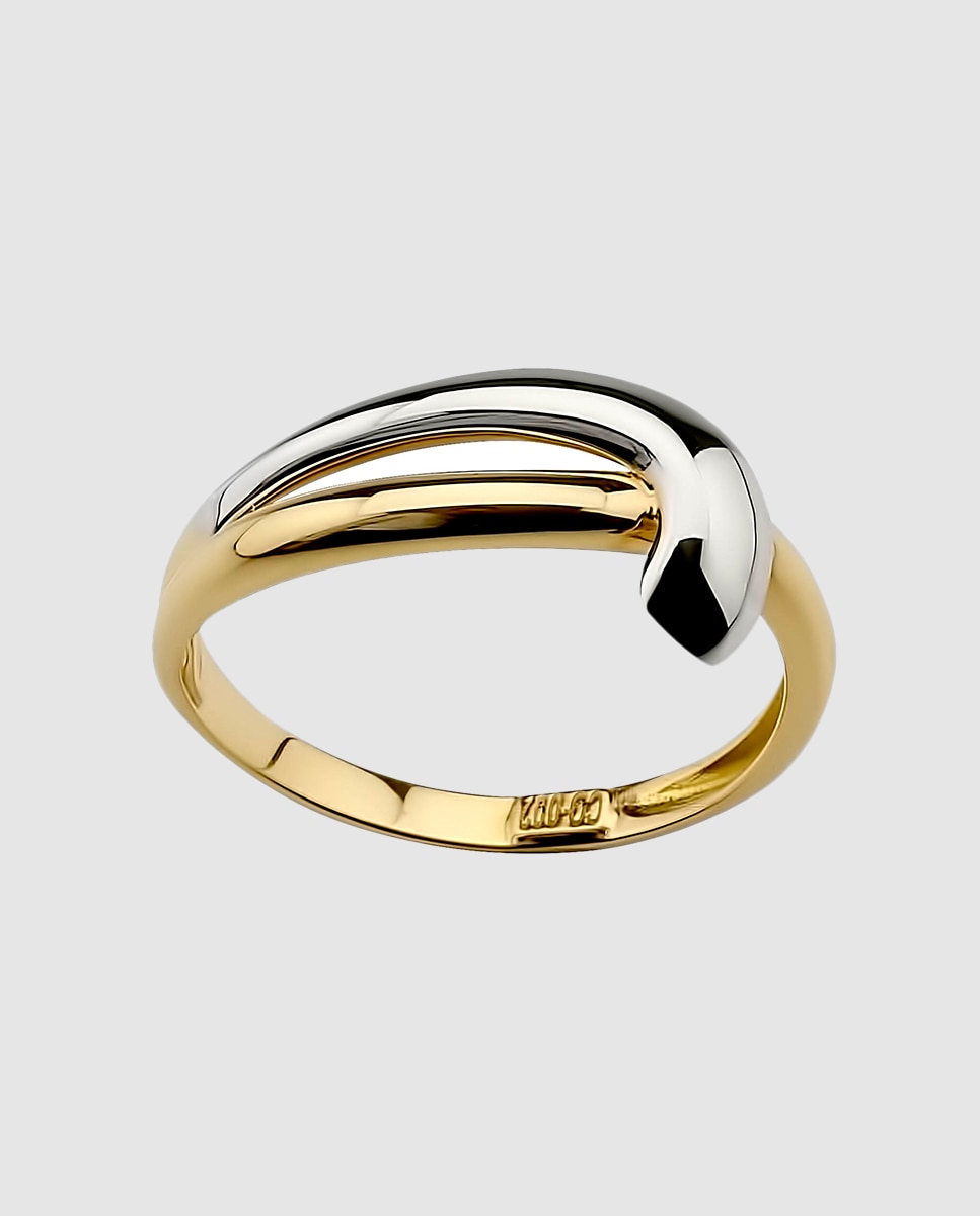 Anillo El Corte Inglés de oro bicolor Oro / Plata Oro / Plata-2