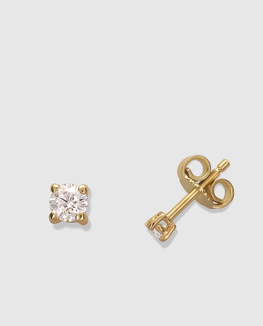 Pendientes Mio de oro y diamantes