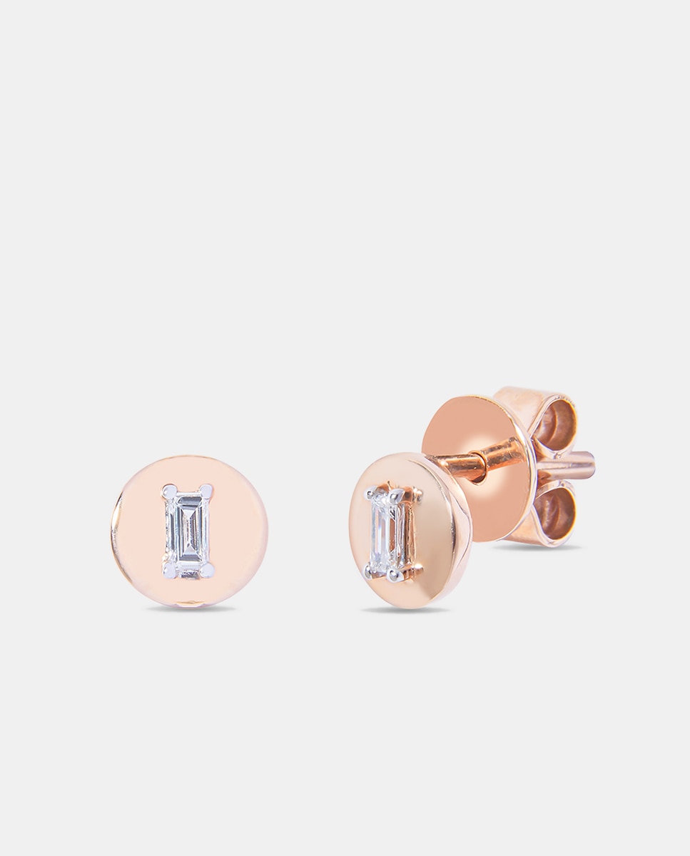 Pendientes El Corte Inglés Astral de oro y diamantes Blanco