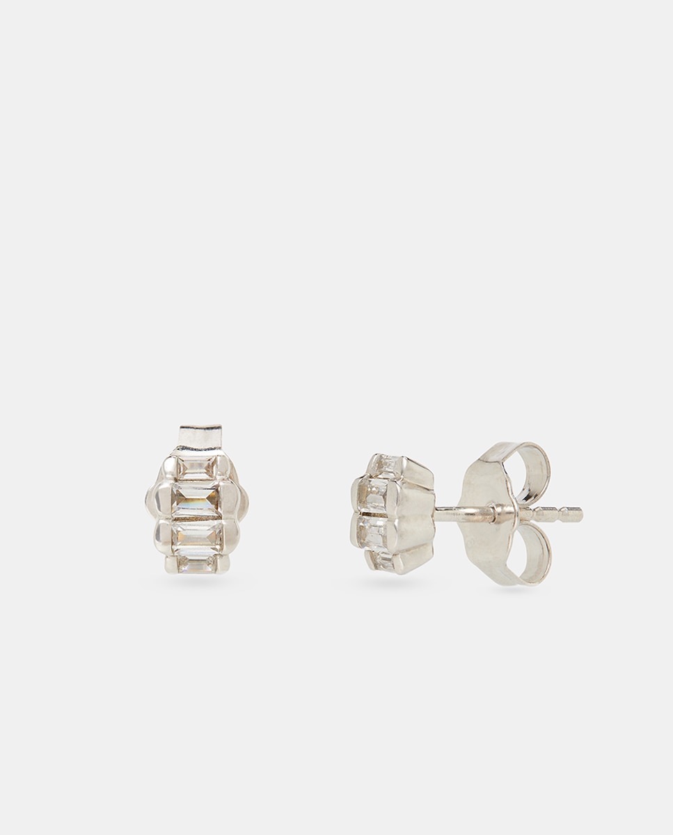 Imagen 1 de Pendientes de oro con diamantes - El Corte Inglés - Blanco Blanco