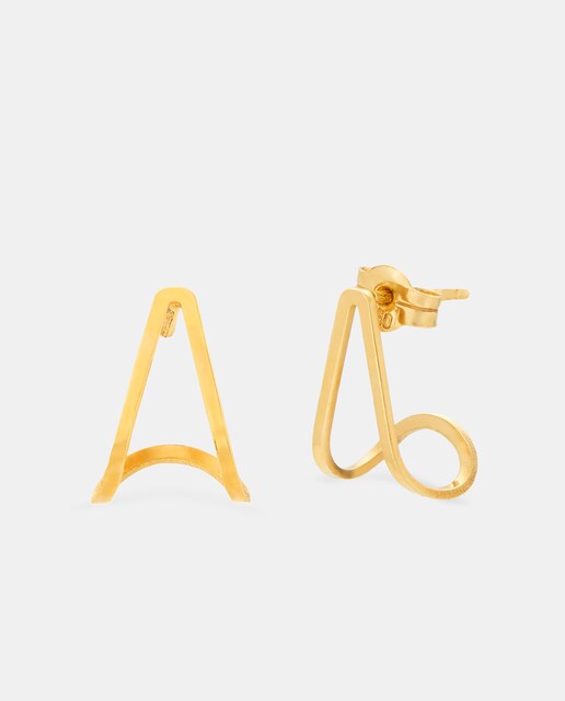 Pendientes de oro amarillo