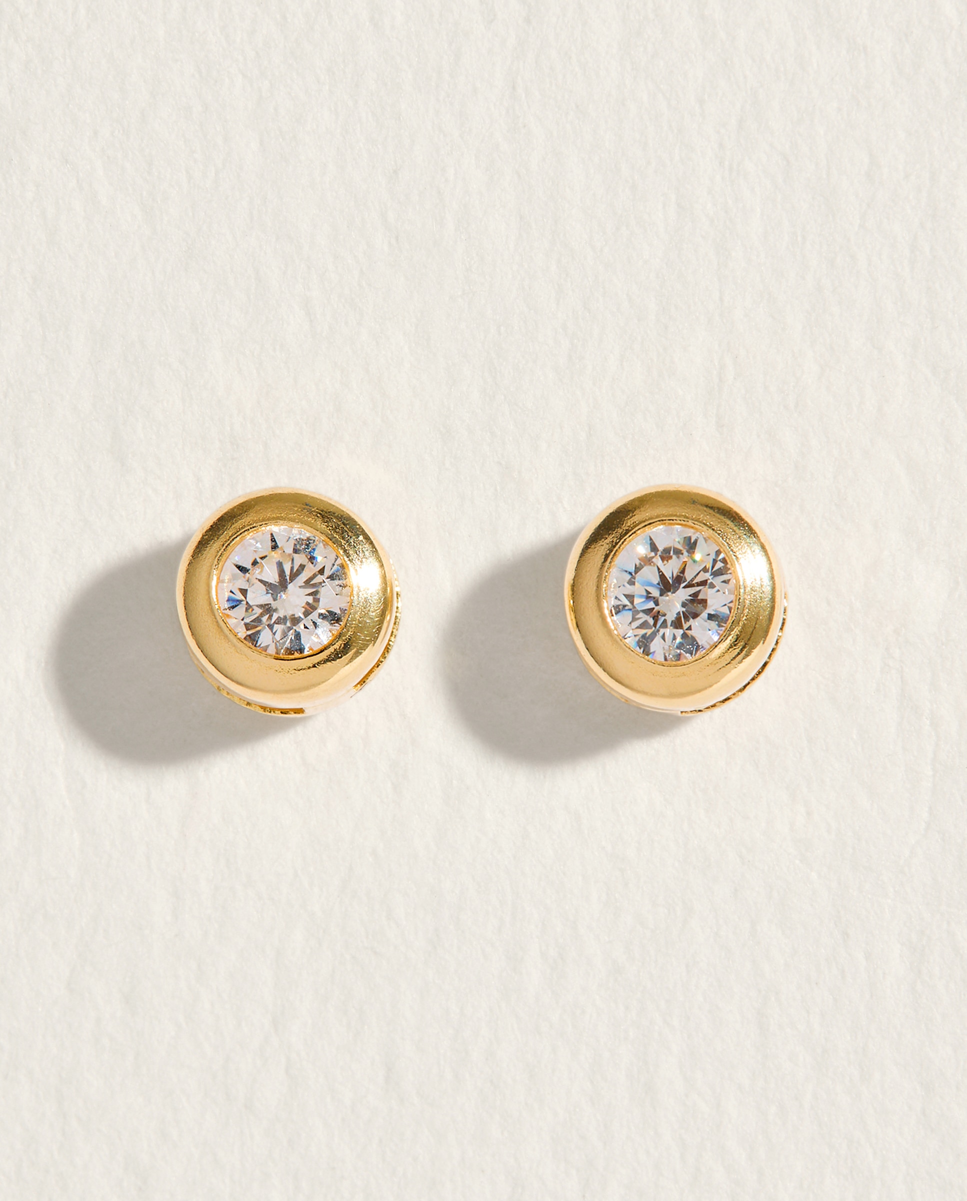 Pendientes de oro y circonitas - El Corte Inglés - Blanco Blanco-1