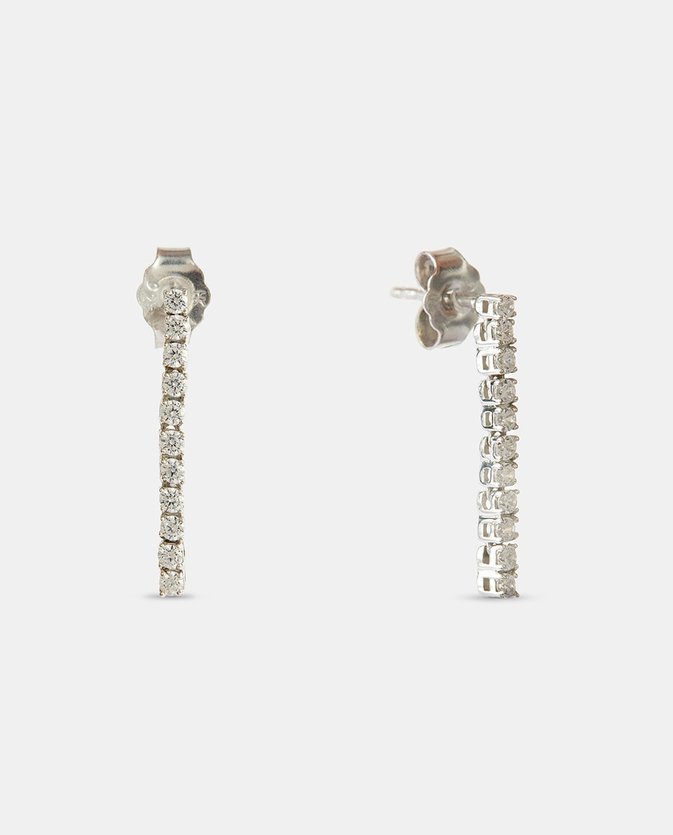 Pendientes de oro y diamantes - El Corte Inglés - Blanco Blanco-1