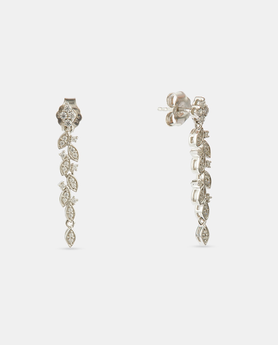 Pendientes de oro y diamantes - El Corte Inglés - Blanco Blanco-1
